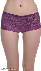 Net Briefs for Women (Purple, S)