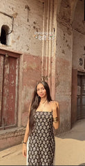 Women's Printed Straight Sleeveless Kurta